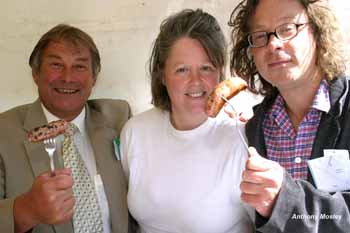 SWF Gerald David Deborah Custance Baker and Hugh Fearnley-Whittingstall Sausage Competition ANM-DCC-504-835